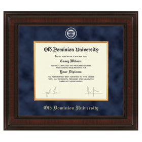 Old Dominion Diploma Frame - Excelsior Shot #1