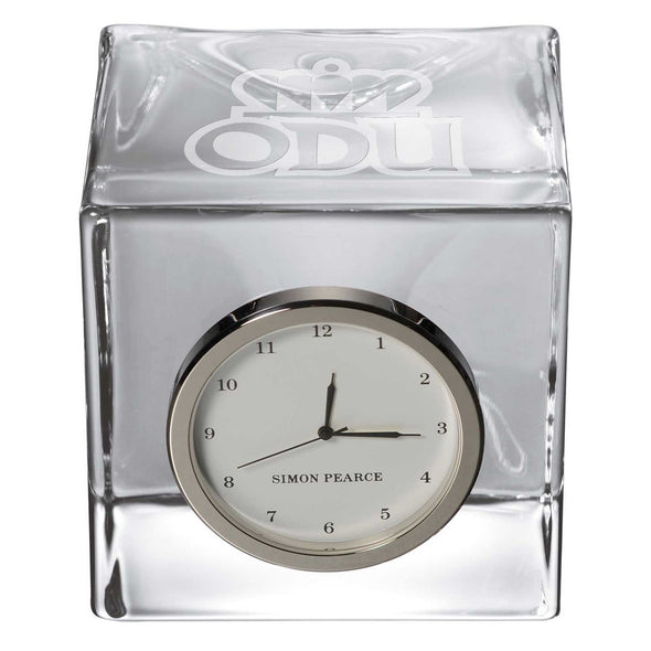 Old Dominion Glass Desk Clock by Simon Pearce Shot #2