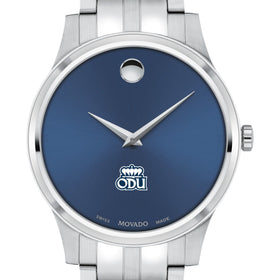 Old Dominion Men's Movado Collection Stainless Steel Watch with Blue Dial Shot #1