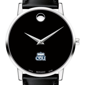 Old Dominion Men's Movado Museum with Leather Strap Shot #1