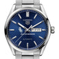 Old Dominion Men's TAG Heuer Carrera with Blue Dial & Day-Date Window Shot #1