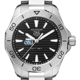 Old Dominion Men&#39;s TAG Heuer Steel Aquaracer with Black Dial Shot #1