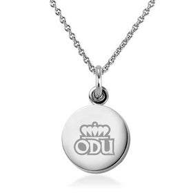 Old Dominion Necklace with Charm in Sterling Silver Shot #1