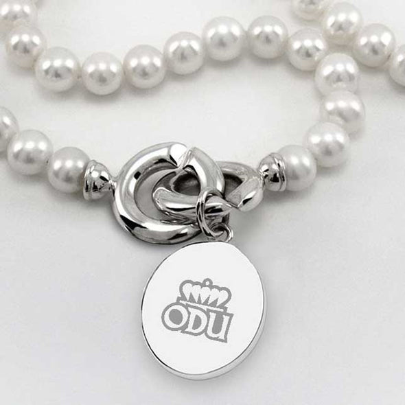 Old Dominion Pearl Necklace with Sterling Silver Charm Shot #2
