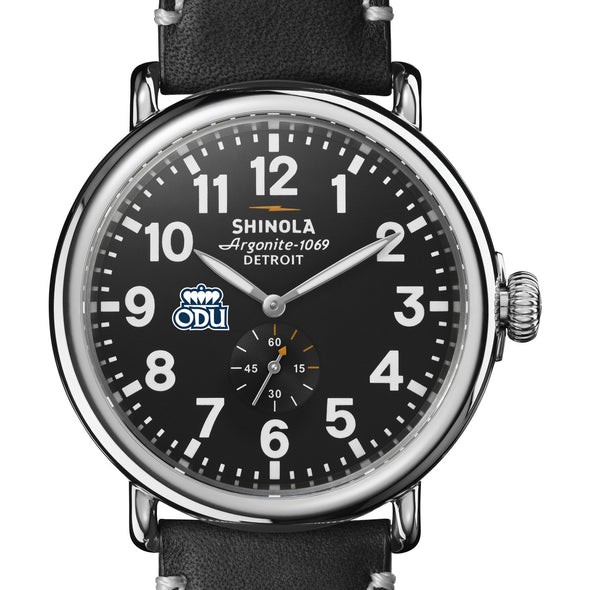 Old Dominion Shinola Watch, The Runwell 47 mm Black Dial Shot #1