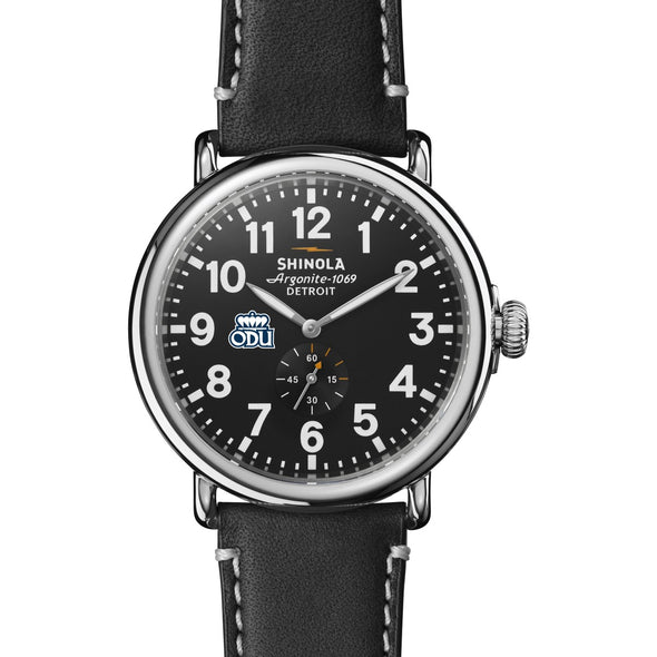 Old Dominion Shinola Watch, The Runwell 47 mm Black Dial Shot #2