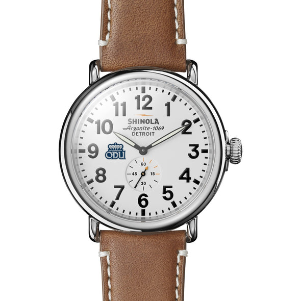 Old Dominion Shinola Watch, The Runwell 47 mm White Dial Shot #2