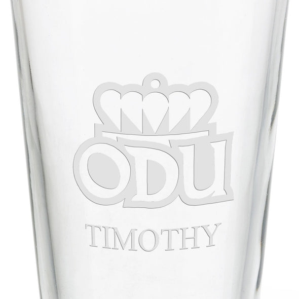 Old Dominion University 16 oz Pint Glass- Set of 2 Shot #3