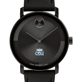Old Dominion University Men's Movado BOLD with Black Leather Strap Shot #1
