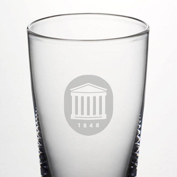 Ole Miss Ascutney Pint Glass by Simon Pearce Shot #2