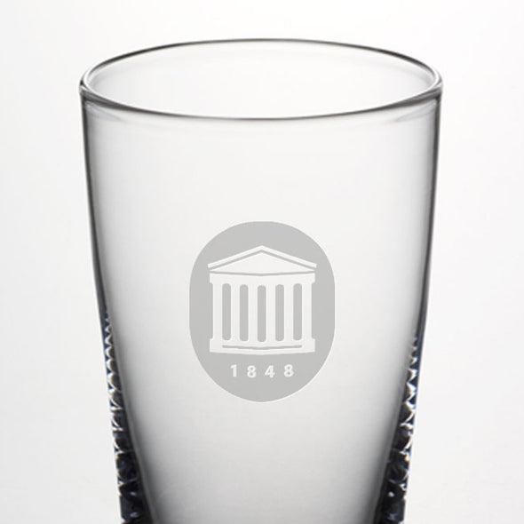 Ole Miss Ascutney Pint Glasses by Simon Pearce Shot #2