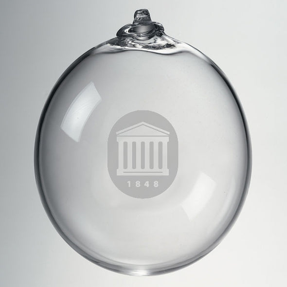 Ole Miss Glass Ornament by Simon Pearce Shot #2