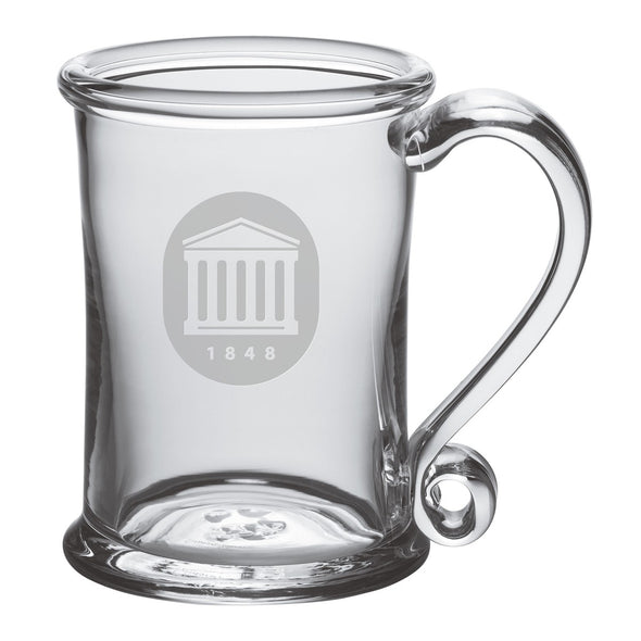 Ole Miss Glass Tankard by Simon Pearce Shot #1