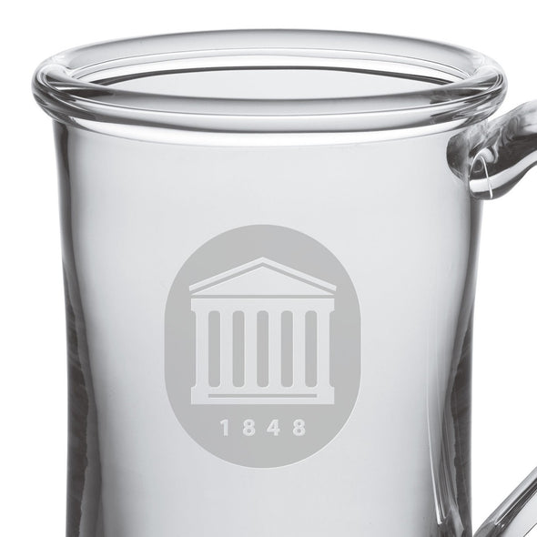 Ole Miss Glass Tankard by Simon Pearce Shot #2
