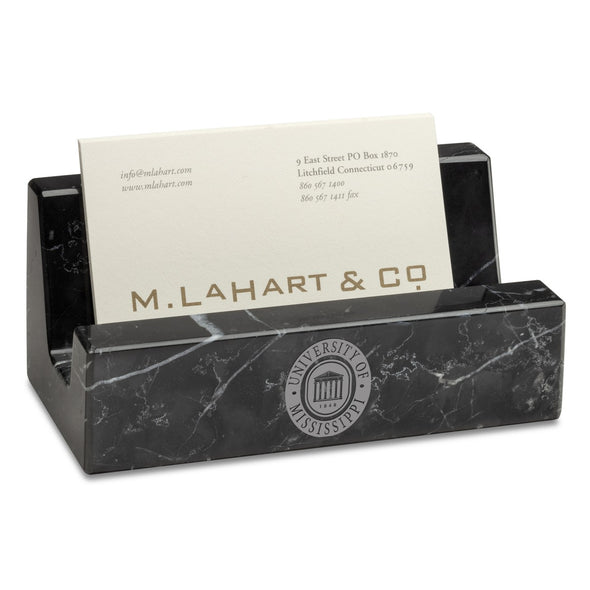 Ole Miss Marble Business Card Holder Shot #1