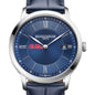 Ole Miss Men's Baume et Mercier 40mm Classima Quartz Watch with Blue Dial & Dark Blue Leather Strap Shot #1