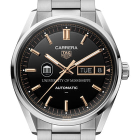 Ole Miss Men's TAG Heuer Carrera Day-Date Automatic with Black Dial Shot #1