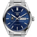 Ole Miss Men's TAG Heuer Carrera with Blue Dial & Day-Date Window