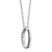 Ole Miss Monica Rich Kosann "Carpe Diem" Poesy Ring Necklace in Silver