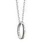 Ole Miss Monica Rich Kosann "Carpe Diem" Poesy Ring Necklace in Silver Shot #1