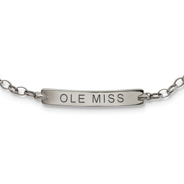 Ole Miss Monica Rich Kosann Petite Poesy Bracelet in Silver Shot #2