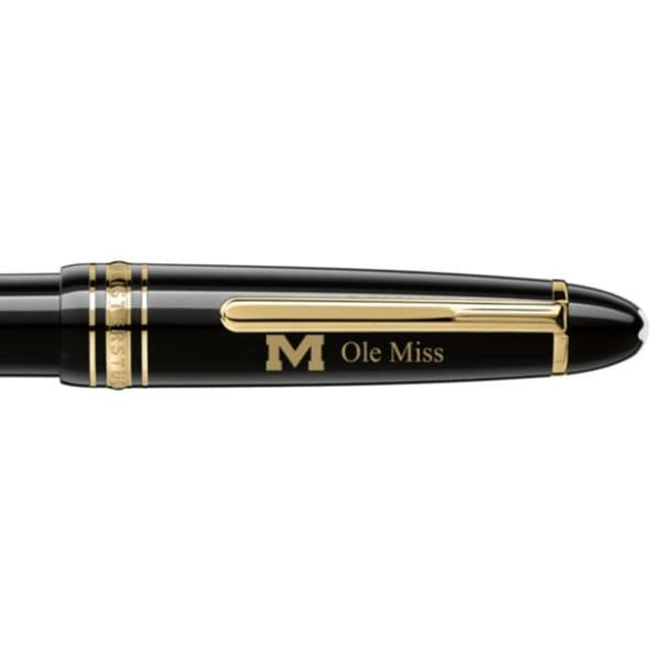 Ole Miss Montblanc Meisterstück LeGrand Ballpoint Pen in Gold Shot #2