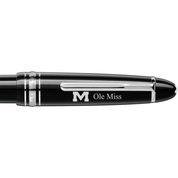 Ole Miss Montblanc Meisterstück LeGrand Ballpoint Pen in Platinum Shot #2