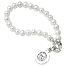 Ole Miss Pearl Bracelet with Sterling Silver Charm Shot #1