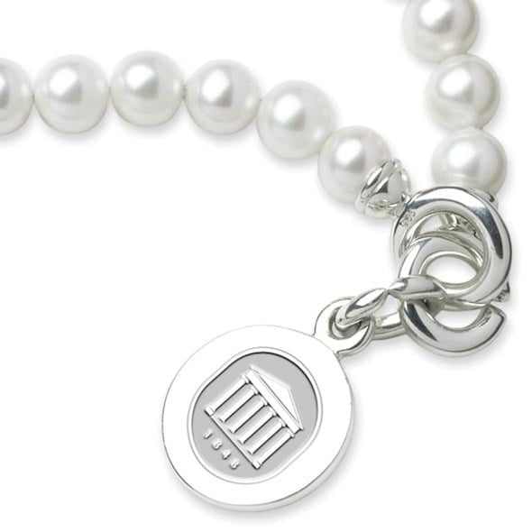Ole Miss Pearl Bracelet with Sterling Silver Charm Shot #2