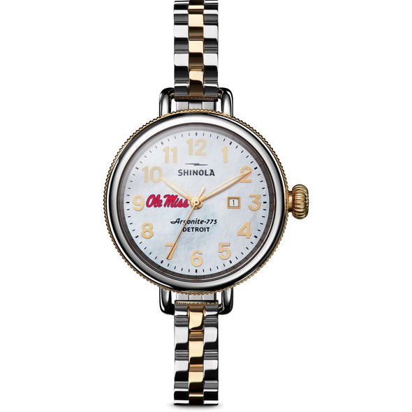 Ole Miss Shinola Watch, The Birdy 34 mm MOP Dial Shot #2