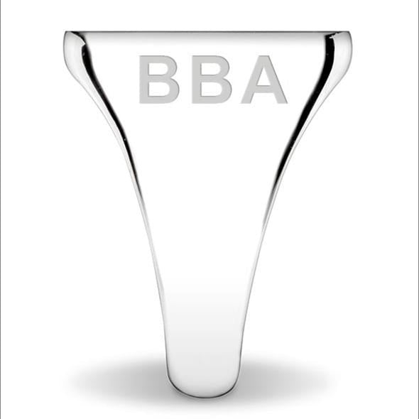 Ole Miss Sterling Silver Oval Signet Ring Shot #4