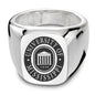 Ole Miss Sterling Silver Rectangular Cushion Ring Shot #1