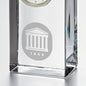 Ole Miss Tall Glass Desk Clock by Simon Pearce Shot #2