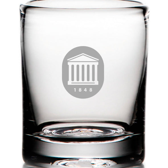 Ole Miss Whiskey Glasses by Simon Pearce Shot #2