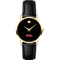 Ole Miss Women's Movado Gold Museum Classic Leather Shot #2