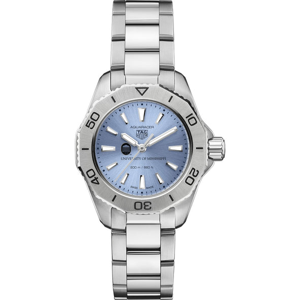 Ole Miss Women's TAG Heuer Steel Aquaracer with Blue Sunray Dial Shot #2