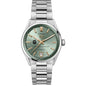 Ole Miss Women's TAG Heuer Steel Carrera Automatic with Green Dial Shot #2