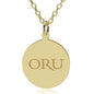 Oral Roberts 14K Gold Pendant & Chain Shot #1