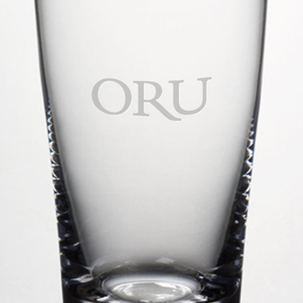 Oral Roberts Ascutney Pint Glasses by Simon Pearce Shot #2