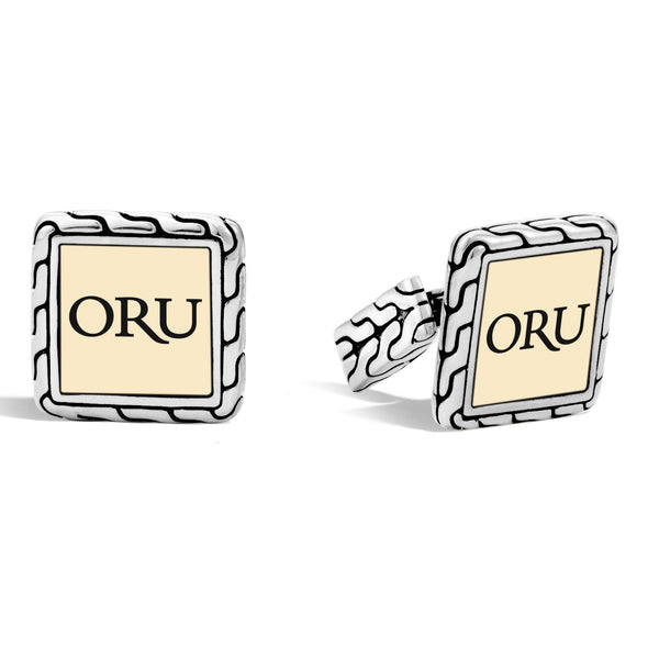 Oral Roberts Cufflinks by John Hardy with 18K Gold Shot #2