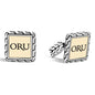 Oral Roberts Cufflinks by John Hardy with 18K Gold Shot #2