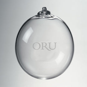 Oral Roberts Glass Ornament by Simon Pearce Shot #1