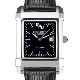 Oral Roberts Men's Black Quad with Leather Shot #1