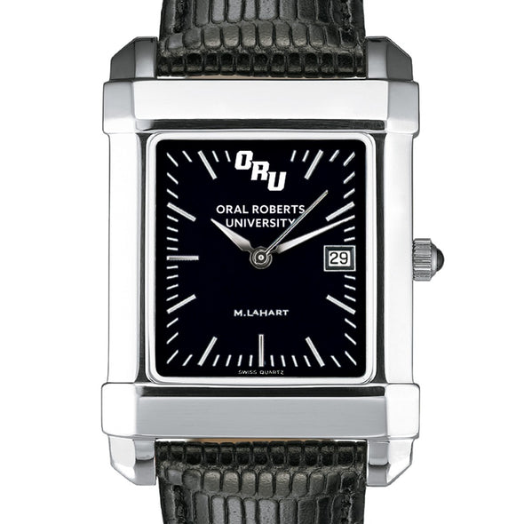 Oral Roberts Men's Black Quad with Leather Shot #1