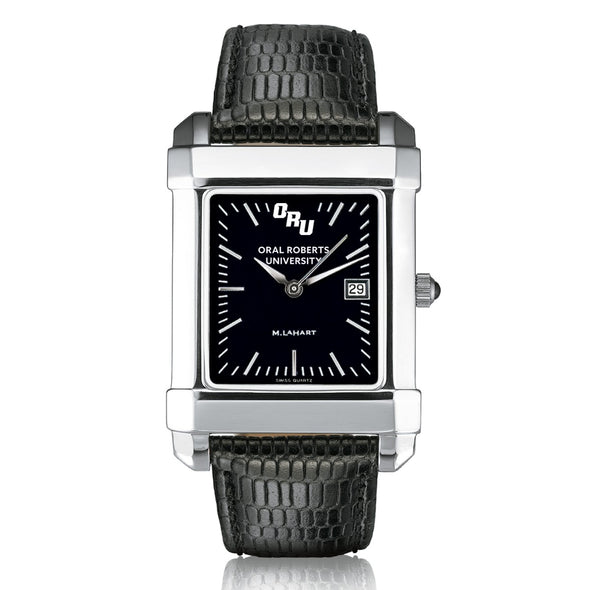 Oral Roberts Men's Black Quad with Leather Shot #2