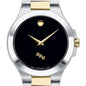 Oral Roberts Men's Movado Collection Two-Tone Watch with Black Dial Shot #1