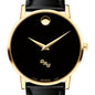 Oral Roberts Men's Movado Gold Museum Classic Leather Shot #1