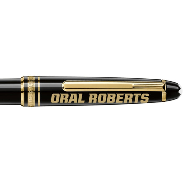 Oral Roberts Montblanc Meisterstück Classique Ballpoint Pen in Gold Shot #2