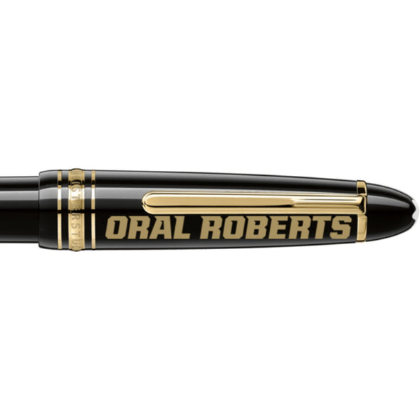Oral Roberts Montblanc Meisterstück Midsize Ballpoint Pen in Gold Shot #2