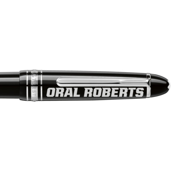 Oral Roberts Montblanc Meisterstück Midsize Platinum-Coated Ballpoint Pen Shot #2
